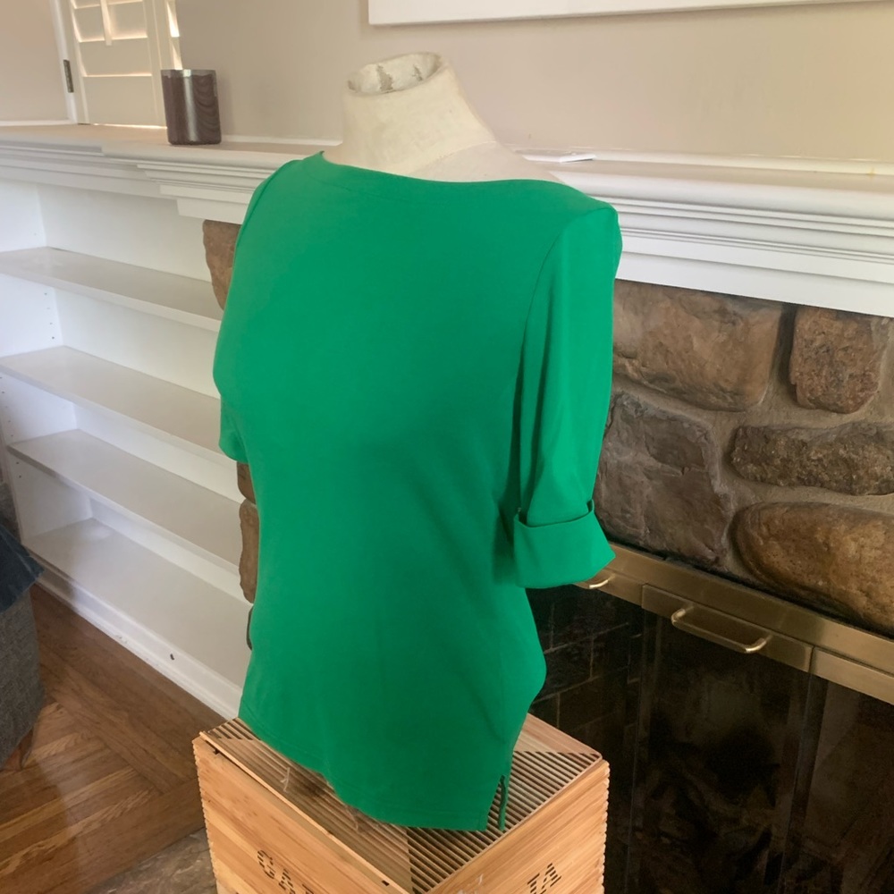Ralph Lauren Boatneck 3/4 sleeve top